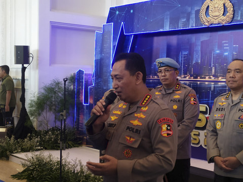 Kapolri, Jenderal Listyo Sigit Prabowo di The Tribrata Dharmawangsa pada Kamis (12/6/2025). Foto: Rachmadi Rasyad/kumparan