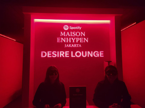 Spotify hadirkan Maison Enhypen, pop-up immersive yang membawa pengunjung menyelami dunia mitologi khas Enhypen yang berlokasi di MGP Space SCBD Park, Kamis (12/6/2025). Foto: Ela Nurlaela/kumparan