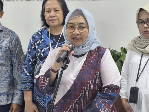 Deputi Bidang Koordinasi Usaha Pangan dan Pertanian, Widiastuti dalam konferensi pers di Kantor Kemenko Pangan, Jakarta Pusat (13/6/2025). Foto: Argya D. Maheswara/kumparan