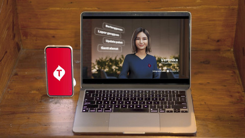 MyTelkomsel semakin intuitif dan responsif dengan pemanfaatan teknologi AI, memungkinkan kehadiran fitur-fitur cerdas seperti Smart Search dan Virtual Assistant Veronika, mendukung pengalaman lebih seamless dan efisien bagi pengguna. Foto: Telkomsel