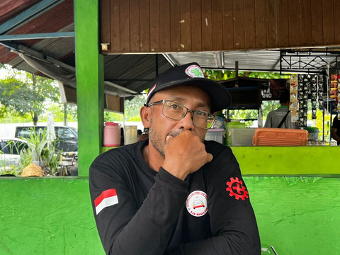 Nanang Eko Supriyo (45), sopir ambulans dari Magelang. Foto: Pandangan Jogja/Resti Damayanti