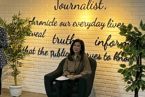 Diskusi dengan Direktur Jenderal Komunikasi Publik dan Media Komdigi, Fifi Aleyda Yahya di Kantor Komdigi, Jakarta Pusat, Jumat (13/6/2025). Foto: Rayyan Farhansyah/kumparan