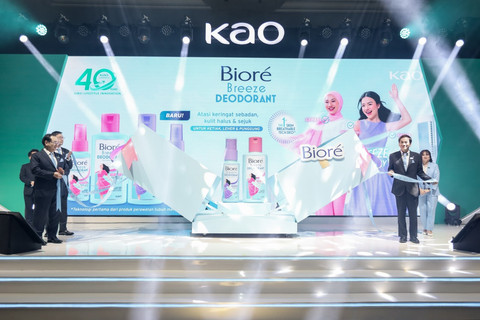 Peluncuran produk Biore Breeze Deodorant. Foto: Dok. Kao Indonesia