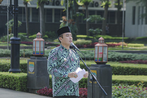 Wakil Wali Kota Bandung Erwin di Balai Kota Bandung, Jawa Barat, Sabtu (14/6/2025).  Foto: Dok. Humas Pemprov Jabar