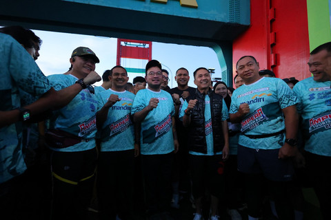 Wali Kota dan Wakil Wali Kota turut hadir dalam Ampera Tourism Run 2025/ist.