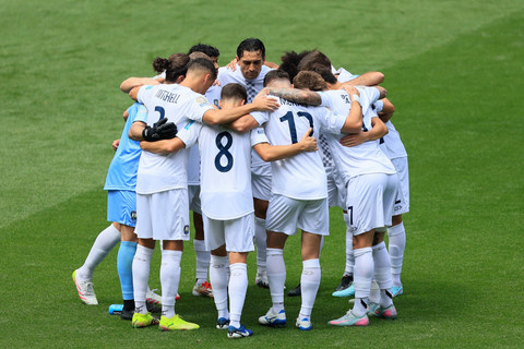 Pemain Auckland City saat melawan Bayern Muenchen pada pertandingan Grup C Piala Dunia Antar Klub di TQL Stadium, Cincinnati, Ohio, Amerika Serikat, Minggu (15/6/2025). Foto: Katie Stratman/REUTERS
