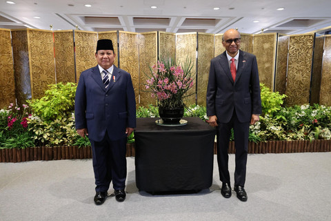 Presiden Prabowo bertemu Presiden Singapura Tharman Shanmugaratnam
di Parliament House, Singapura, Senin (16/6/2025). Foto: Biro Pers Sekretariat Presiden