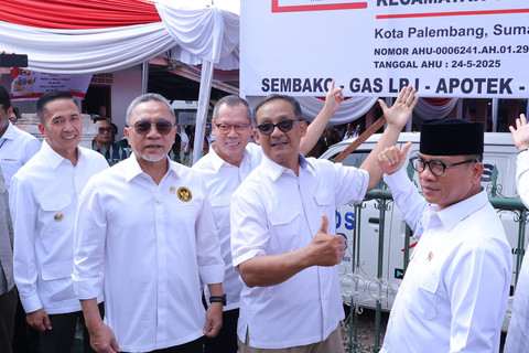 Menko RI, Zulkifli Hasan, menghadiri peresmian Koperasi Merah Putih/ist.