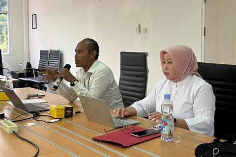 Rapat pembahasan usulan kebutuhan pegawai bidang keuangan Sekolah Rakyat di Gedung Widyaiswara Pusdiklatbangprof Kemensos, Jakarta Selatan, Senin (16/6/2025). Foto: Kemensos RI