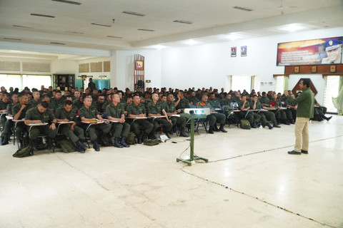 Pelatihan SPPI di Satdik IV-F Pusdikkav Cimahi. Foto: Dok. Bapanas