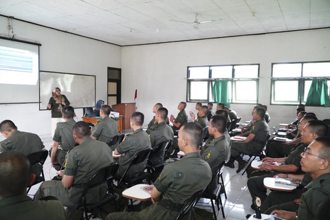 Pelatihan SPPI di Satdik IV-F Pusdikkav Cimahi. Foto: Dok. Bapanas