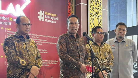 Menteri Hukum Supratman Andi Agtas melakukan konferensi pers di Kementerian Hukum, Kuningan, Jakarta Selatan, Selasa (17/6/2025). Foto: Nasywa Athifah/kumparan