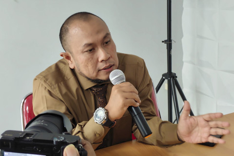 Juni Prasetyo Nugroho, kuasa hukum Muhammad Achmadi, ditemui di Kapanewon Banguntapan, Kabupaten Bantul, Rabu (18/6/2025). Foto: Arfiansyah Panji Purnandaru/kumparan