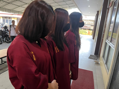 3 pelaku yang berhasil diamankan Satreskrim Polresta Pontianak. Foto : Rabiansyah/Hi!Pontianak.