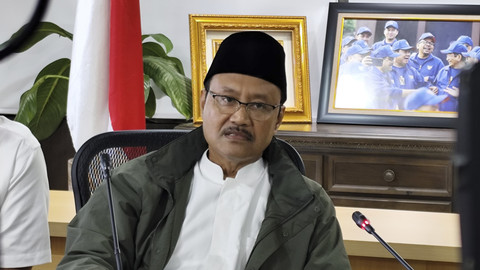 Mensos Saifullah Yusuf (Gus Ipul) di kantornya, Rabu (18/6/2025). Foto: Jonathan Devin/kumparan