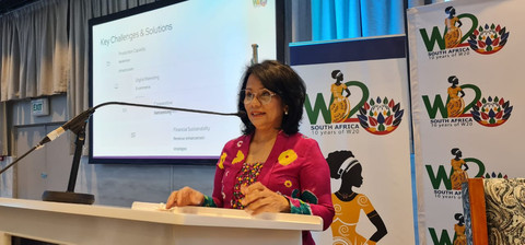 Hadriani Uli Tiur Ida Silalahi sebagai Ketua delegasi W20 Indonesia. Foto: W20 Indonesia