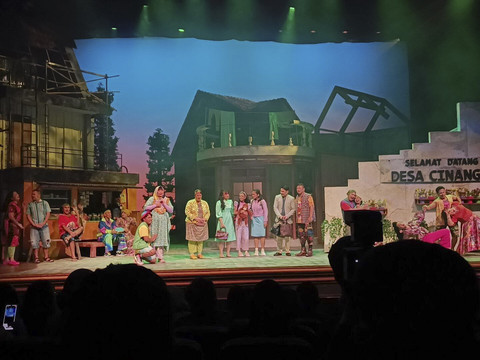 Pertunjukan Musikal Keluarga Cemara, Ciputra Artpreneur, Jakarta Selatan, Rabu (18/6/2025). Foto: Giovanni/kumparan