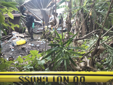 Lokasi sumur tempat 2 korban lain yang dibunuh dan dimutilasi Wanda di Korong Lakuak, Nagari Sungai Buluh, Kecamatan Batang Anai, Kabupaten Padang Pariaman Foto: kumparan