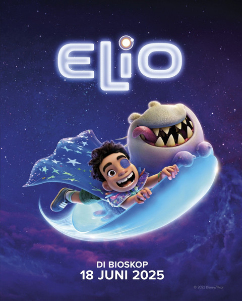 Film terbaru Disney/Pixar, Elio, tayang di bioskop Indonesia mulai 18 Juni. Foto: Dok. Disney/Pixar