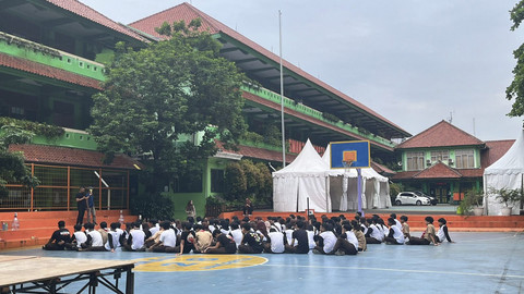 Kegiatan di SMA Negeri 28, Pasar Minggu, Jakarta Selatan, Kamis (19/6/2025). Foto: Nasywa Athifah/kumparan