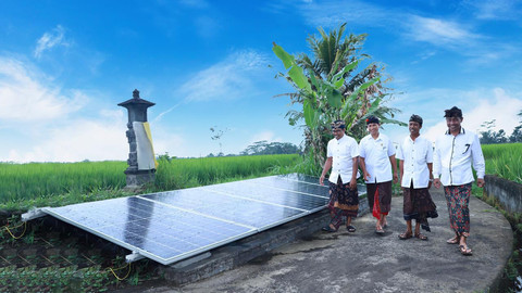 Ilustrasi kegiatan TJSL Desa Energi Berdikari untuk berdampak positif untuk kemandirian desa dan kesehatan lingkungan. Foto: Dok. Pertamina