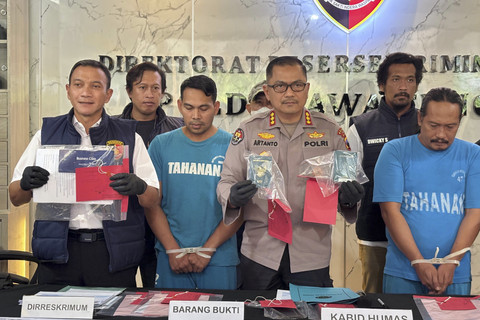 Jumpa pers kasus TPPO di Polda Jateng. Foto: Dok. Istimewa