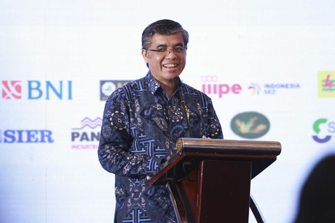 Menaker Yassierli menghadiri Musyawarah Nasional IX Himpunan Kawasan Industri Indonesia (HKI) di Jakarta Selatan, Kamis (19/6/2025). Foto: Dok. Kemnaker