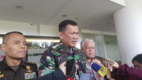 Kapuspen TNI Mayjen Kristomei Sianturi saat dijumpai di Kejagung, Jakarta, Jumat (20/6/2025). Foto: Thomas Bosco/kumparan