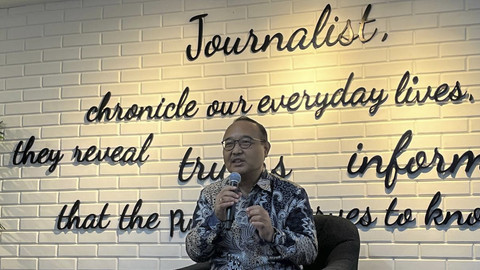 Kepala Badan Pengembangan Sumber Daya Manusia Komdigi, Bonifasius Wahyu Pudjianto, di Kantor Komdigi, Jakarta Pusat, Jumat (20/6/2025). Foto: Rayyan Farhansyah/kumparan