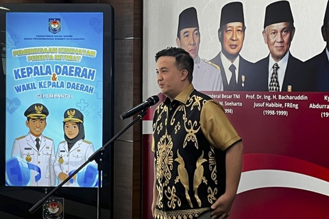 Bupati Kabupaten Lemandau, Kalimantan Tengah Rizky Aditya Putra usai pemeriksaan kesehatan di BPSMD Kemendagri, Kalibata, Jakarta Selatan, Sabtu (21/6/2025). Foto: Rayyan Farhansyah/kumparan