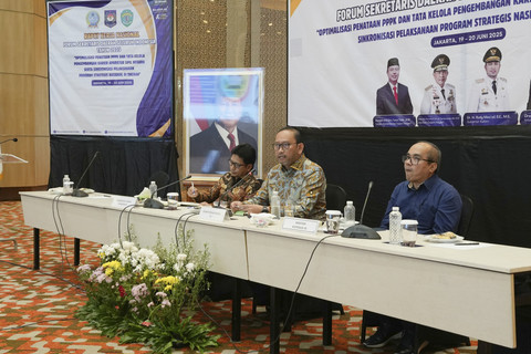 Rapat Kerja Nasional Forum Nasional Sekretaris Daerah Seluruh Indonesia Tahun 2025.  Foto: Dok. Kemensos