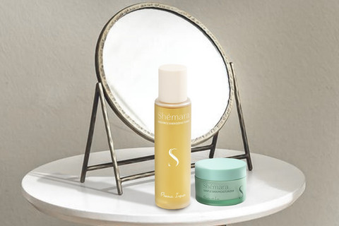 Produk toner dan moisturizer dari Shemara Beauty skincare. Foto: Instagram/ @shemara.beauty