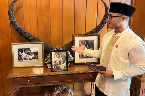 Salah satu foto keluarga mendiang Presiden ketiga Indonesia, B.J. Habibie. Foto: Gitario Vista Inasis/kumparan