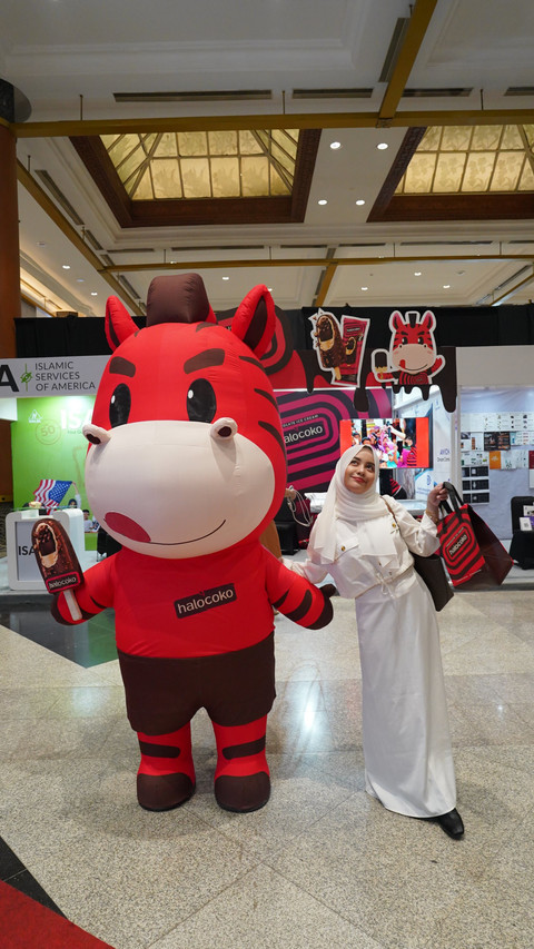 Booth halocoko di pameran Indonesia International Halal Festival (IIHF) 2025. Foto: halocoko