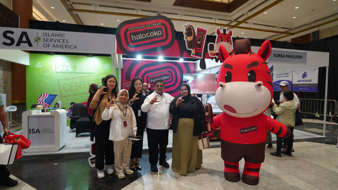Booth halocoko di pameran Indonesia International Halal Festival (IIHF) 2025. Foto: halocoko
