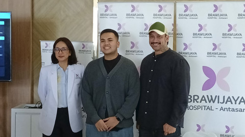 Konferensi pers kelahiran cucu dari Tora Sudiro di RS Brawijaya Antasari, Senin (23/6/2025). Foto: Aprilandika Pratama/kumparan