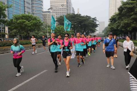 Keseruan Fun Run Minggu (22/6/25). Foto: Jamal Ramadhan/kumparan