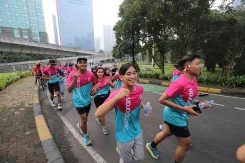 Keseruan Fun Run Minggu (22/6/25). Foto: Jamal Ramadhan/kumparan