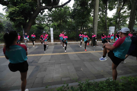 Keseruan Fun Run Minggu (22/6/25). Foto: Jamal Ramadhan/kumparan