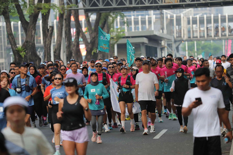 Keseruan Fun Run Minggu (22/6/25). Foto: Jamal Ramadhan/kumparan