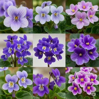 Jenis-jenis bunga violet