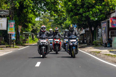 Pengguna Yamaha Aerox. Foto: YIMM