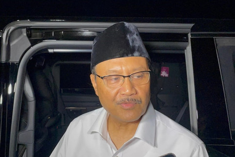 Menteri Sosial Saifullah Yusuf alias Gus Ipul di Hambalang, Bojong Koneng, Jawa Barat, Senin (23/6/2025). Foto: Zamachsyari/kumparan