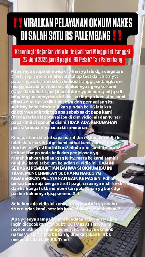 Cuplikan dari video viral yang tersebar di beberapa akun Instagram/Instagram: @mamatigaputra.