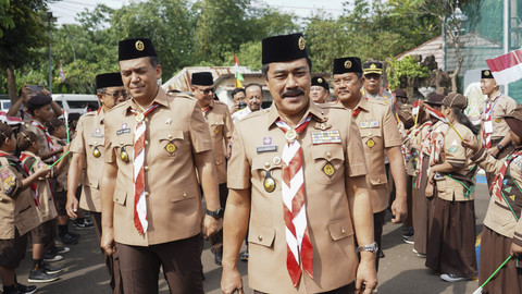 Menimipas Agus Andrianto menghadiri Perkemahan Satya Dharma Bhakti Pemasyarakatan di Lapas Kelas IIA Cibinong pada 23-25 Juni 2025. Foto: Dok. Kemenimipas