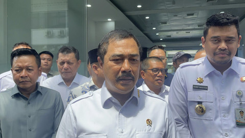 Menteri Imipas Agus Andrianto di Universitas Sumatera Utara pada Selasa (24/6/2025). Foto: Tri Vosa/kumparan