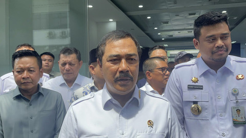 Menteri Imipas Agus Andrianto di Universitas Sumatera Utara pada Selasa (24/6/2025). Foto: Tri Vosa/kumparan