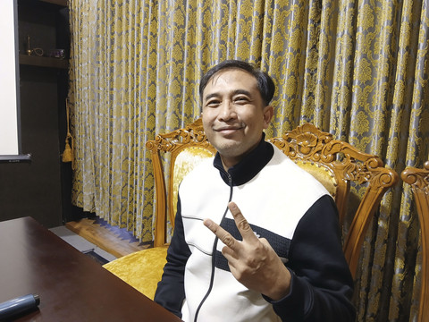 Komposer musik Ari Bias dan Ketua AKSI, Piyu Padi Reborn hadir dalam konferensi pers di Cipete, Jakarta Selatan, Selasa (24/6/2025). Foto: Vincentius Mario/kumparan