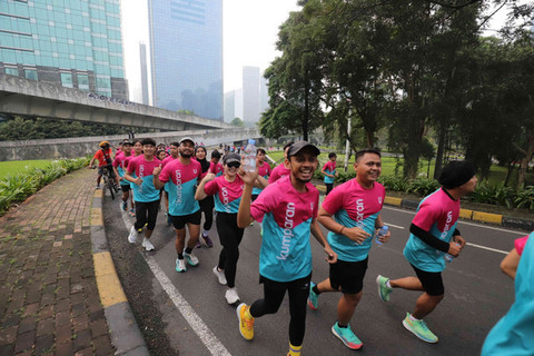 Keseruan Fun Run Minggu (22/6/25). Foto: Jamal Ramadhan/kumparan