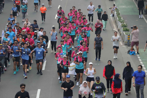 Keseruan Fun Run Minggu (22/6/25). Foto: Jamal Ramadhan/kumparan